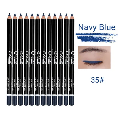 12Colors Eye Make-Up Eyeliner Pencil Waterproof