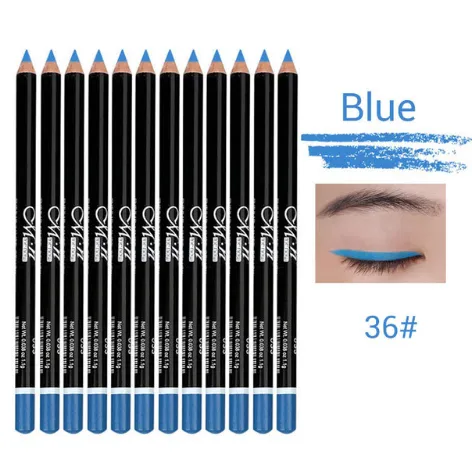 12Colors Eye Make-Up Eyeliner Pencil Waterproof