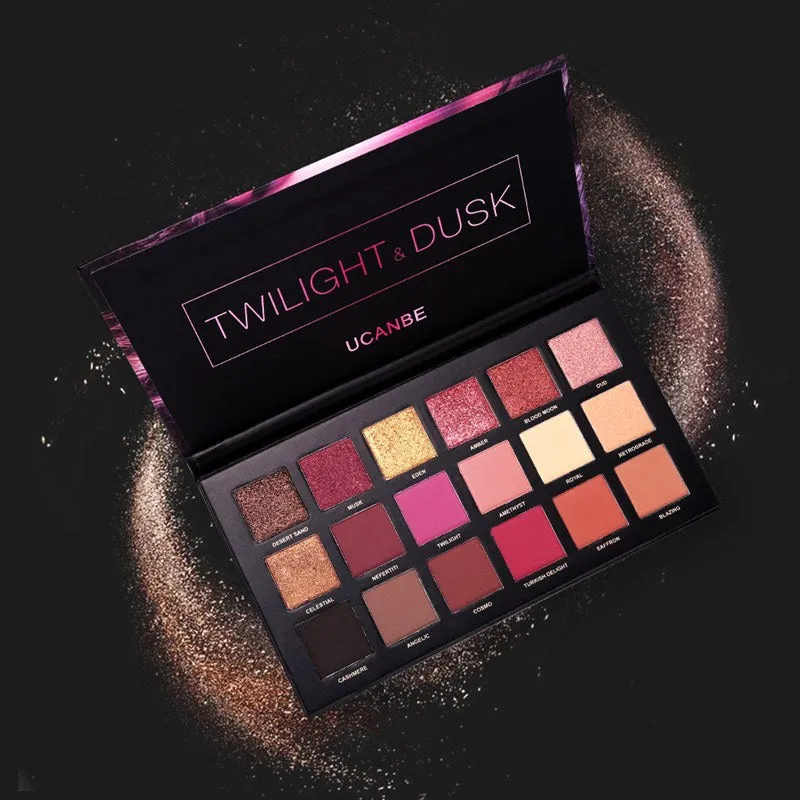 18 Colors Eyeshadow Pressed Palette Charm  Shimmer Matte Sexy Smoky Makeup