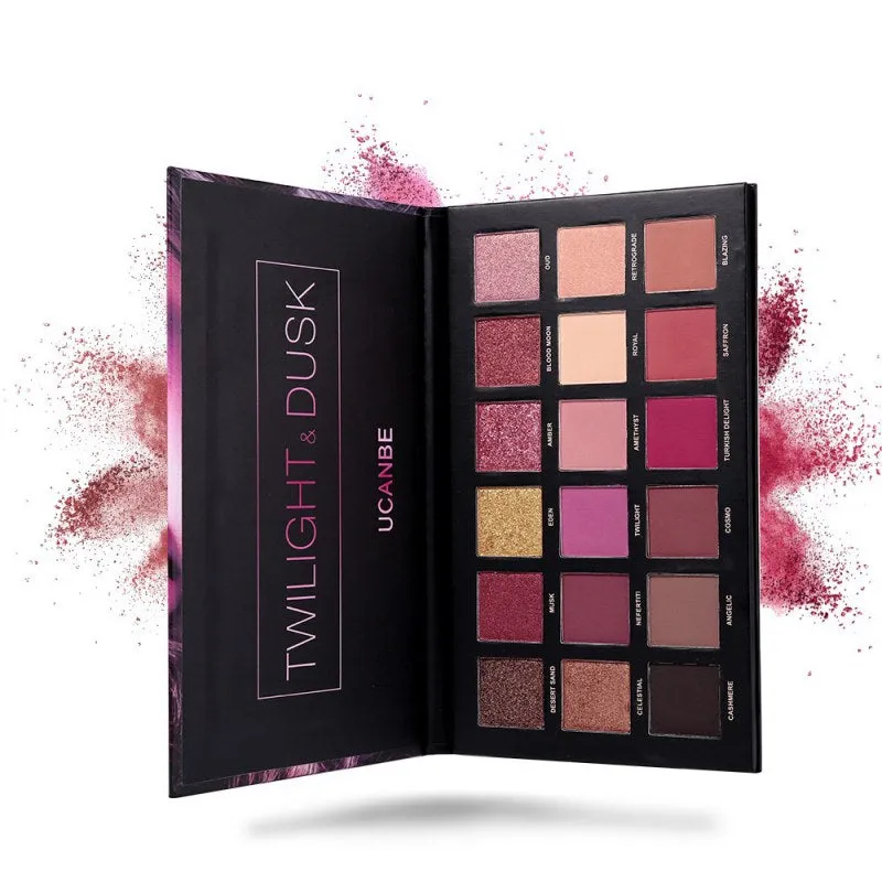 18 Colors Eyeshadow Pressed Palette Charm  Shimmer Matte Sexy Smoky Makeup
