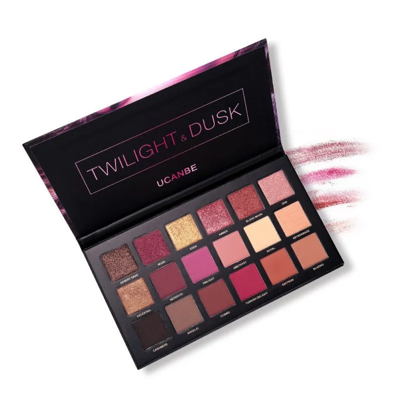 18 Colors Eyeshadow Pressed Palette Charm  Shimmer Matte Sexy Smoky Makeup