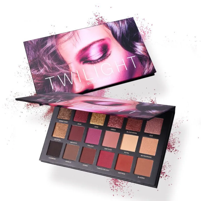 18 Colors Eyeshadow Pressed Palette Charm  Shimmer Matte Sexy Smoky Makeup