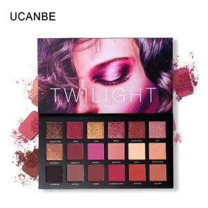 18 Colors Eyeshadow Pressed Palette Charm  Shimmer Matte Sexy Smoky Makeup
