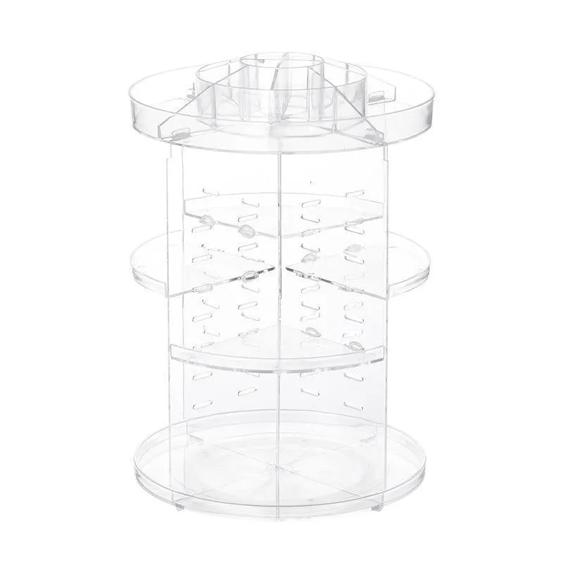 360 Rotating Adjustable Makeup Organizer