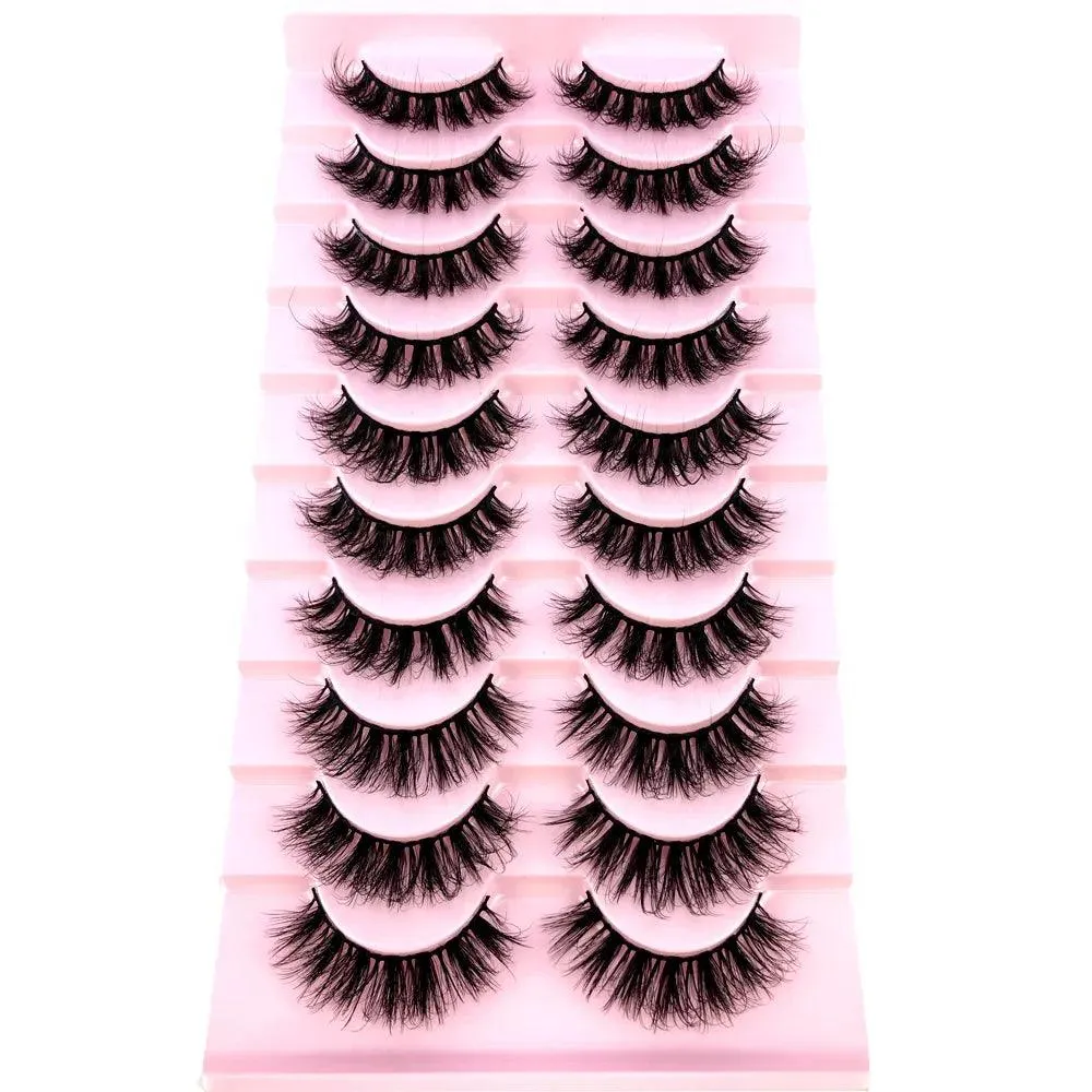 3D Mink False Eyelashes Variety Pack: Fluffy Styles for Stunning Eyes