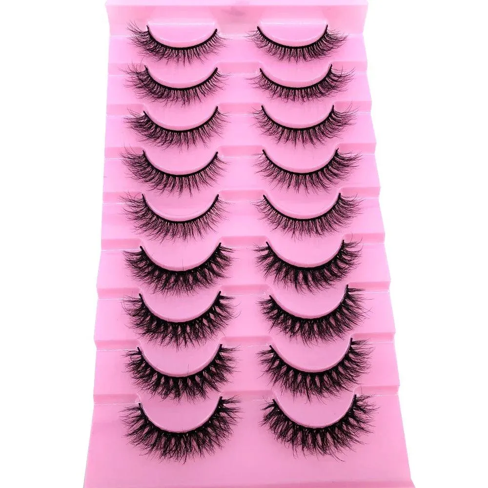 3D Mink False Eyelashes Variety Pack: Fluffy Styles for Stunning Eyes