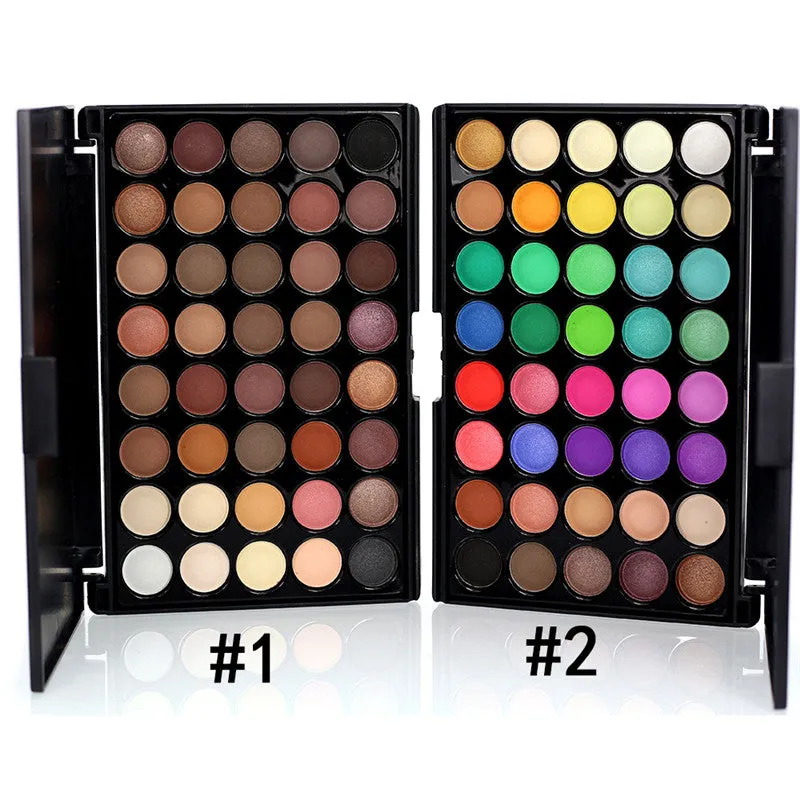 40 Color Eyeshadow Palette Matte Glitter EyeShadow Diamond Shimmer Eye Primer