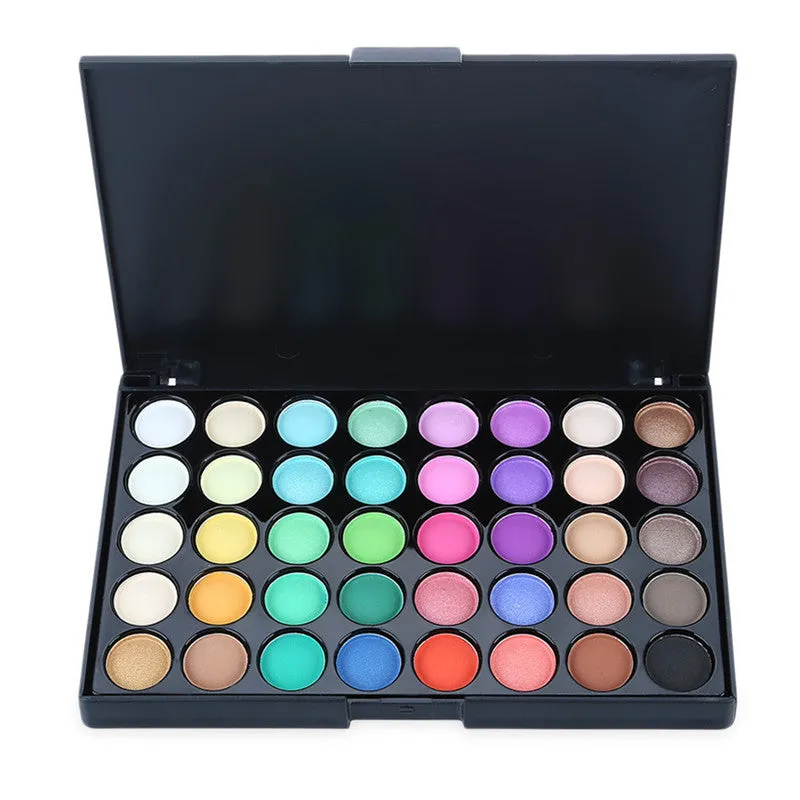 40 Color Eyeshadow Palette Matte Glitter EyeShadow Diamond Shimmer Eye Primer