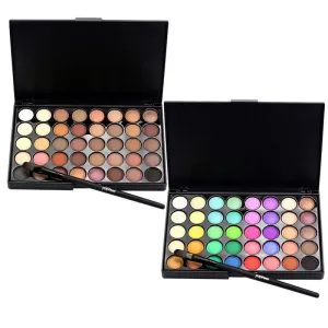 40 Color Eyeshadow Palette Matte Glitter EyeShadow Diamond Shimmer Eye Primer