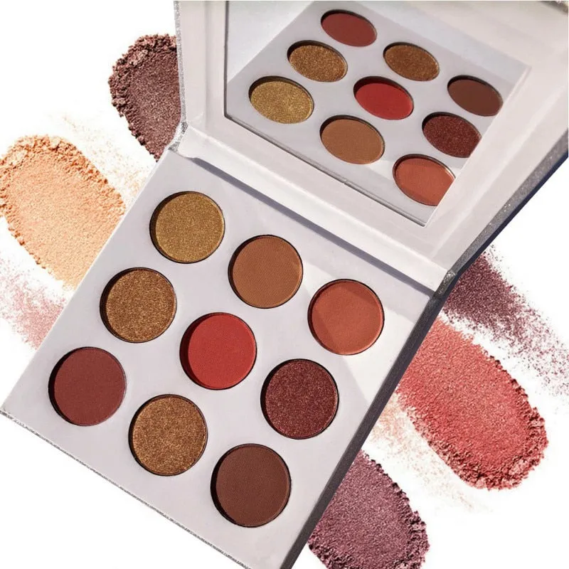 9Colors Eye Shadow Palette Natural Shimmer Matte Eyeshadow Powder