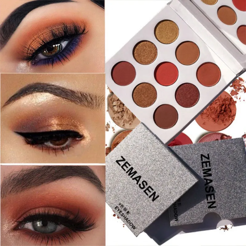 9Colors Eye Shadow Palette Natural Shimmer Matte Eyeshadow Powder