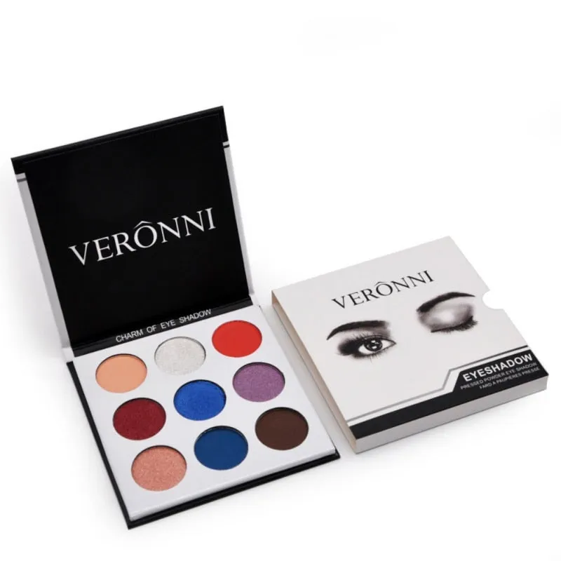 9Colors Eye Shadow Palette Natural Shimmer Matte Eyeshadow Powder
