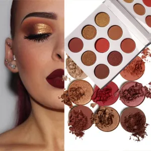 9Colors Eye Shadow Palette Natural Shimmer Matte Eyeshadow Powder