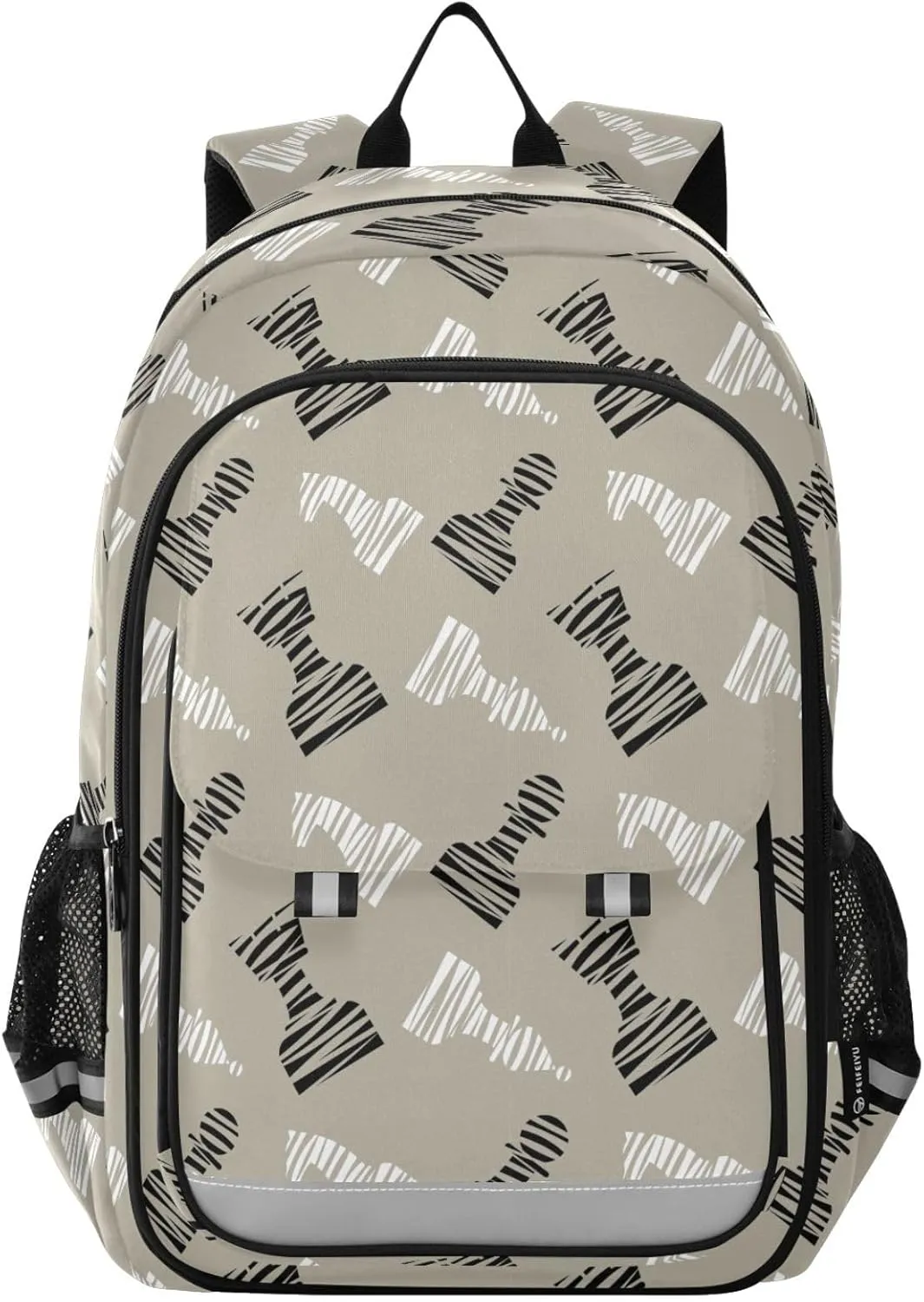 Aslsiy Kids Backpack for Boys Girls Grey Black White Chess Pieces School Backpack Book Bags Daycare 17 Inch Mens Laptop Bag