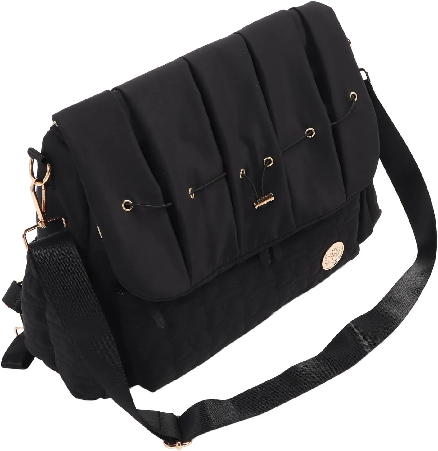 Backpack Diaper Bag, Easy to Clean Baby Diaper Bag, Tear-resistant, Large Capacity, Long Durability, with Detachable Strap for Travel, default