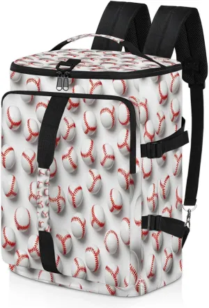 Baseball Gym Bags for Men Women Sports Backpack with Shoe Compartment 3-in-1 Tactical Duffle Bag for Overnight Weekender Travel