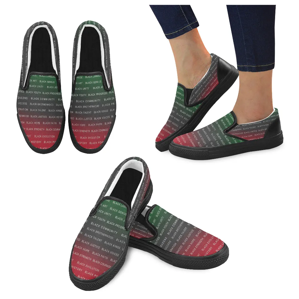 BLACK MAGIC ALLEAUXVER MEN'S SLIP ON SHOES