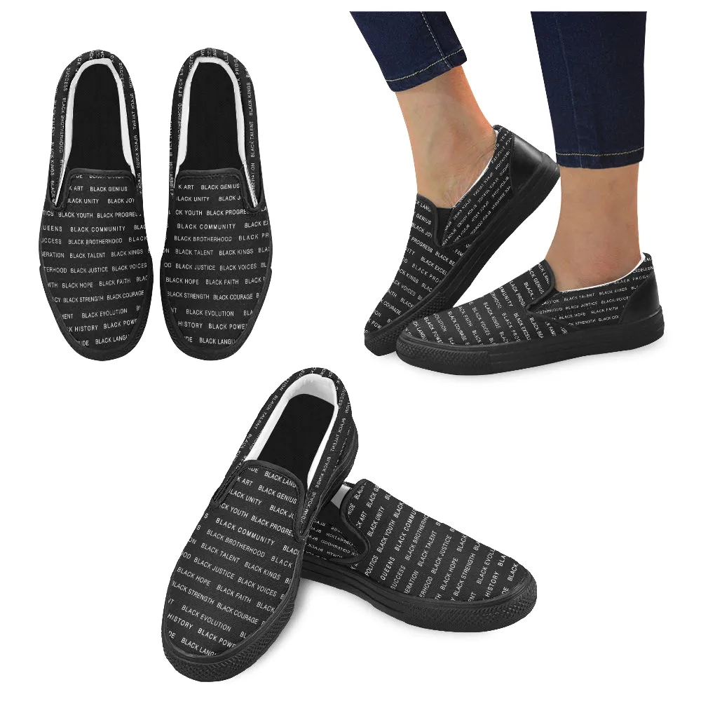 BLACK MAGIC ALLEAUXVER WOMEN'S SLIP ON SHOES