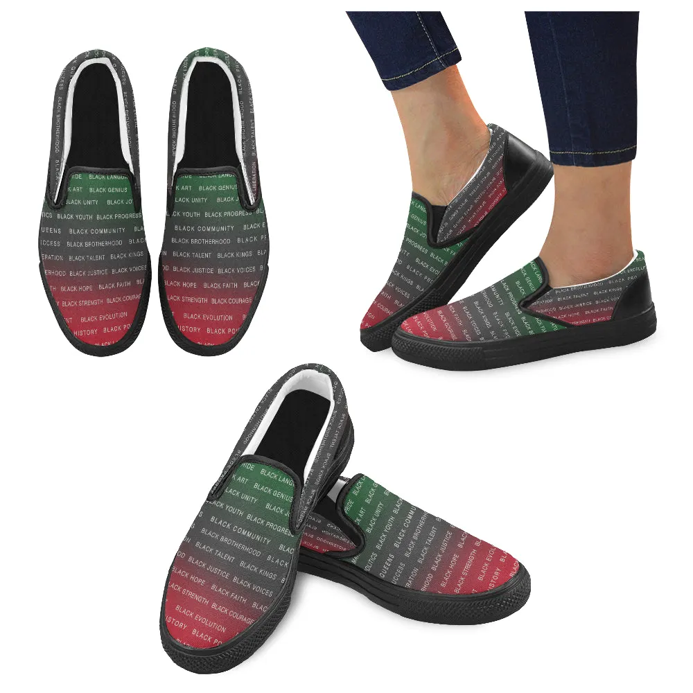 BLACK MAGIC ALLEAUXVER WOMEN'S SLIP ON SHOES