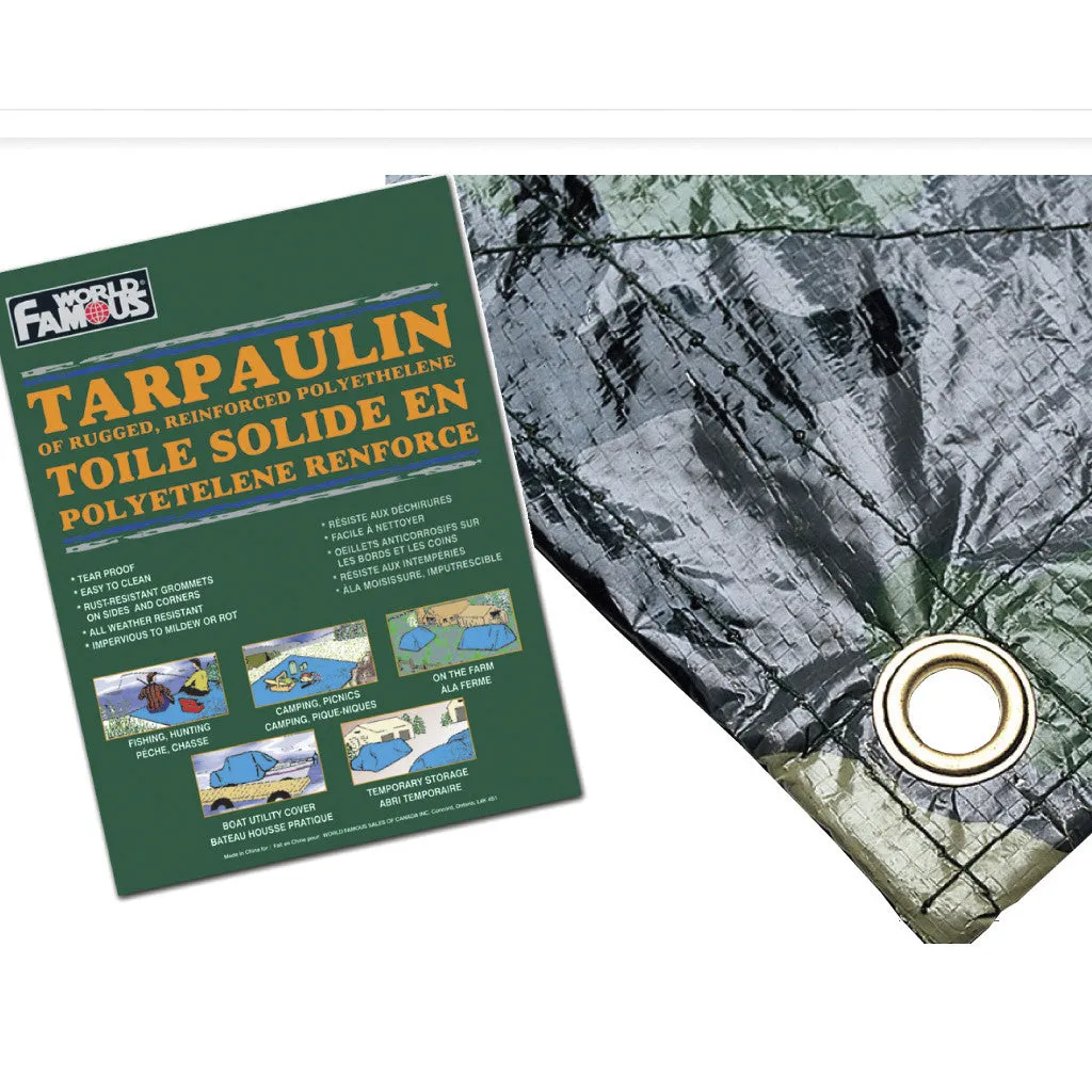Bushline Outdoor Camouflage Tarp - 8x10