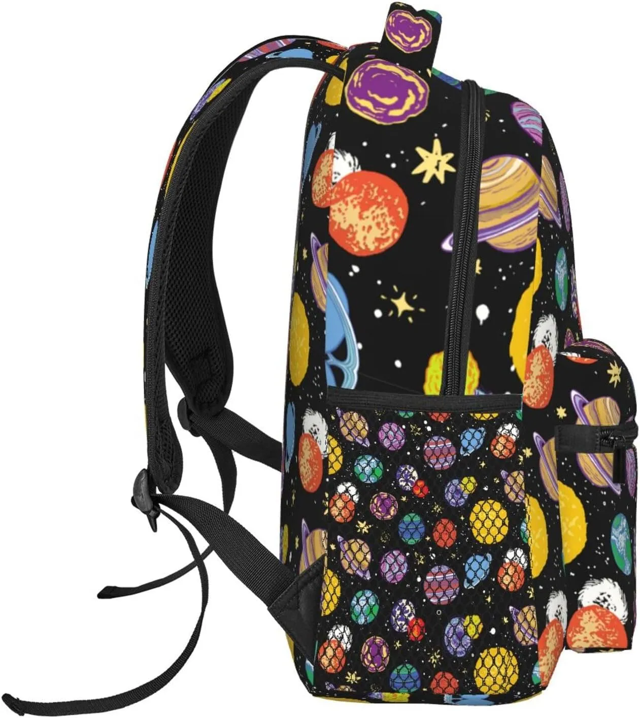 Cartoon Space Planet Backpack For School Laptop Bags Bookbag Big Casual Daypack For Student Girls Boys Kids Teens Travel Sports Work
