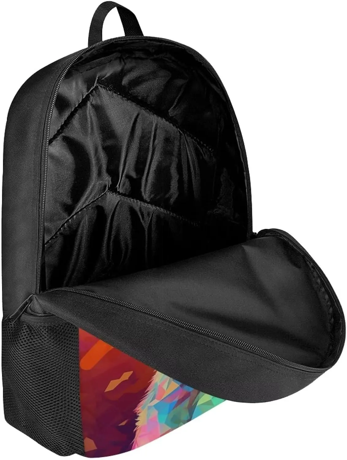 Colorful Cartoon Kangaroo School Backpack Personalized Bookbag for Boys Girls Teens Casual Travel Bag Computer Laptop Daypack