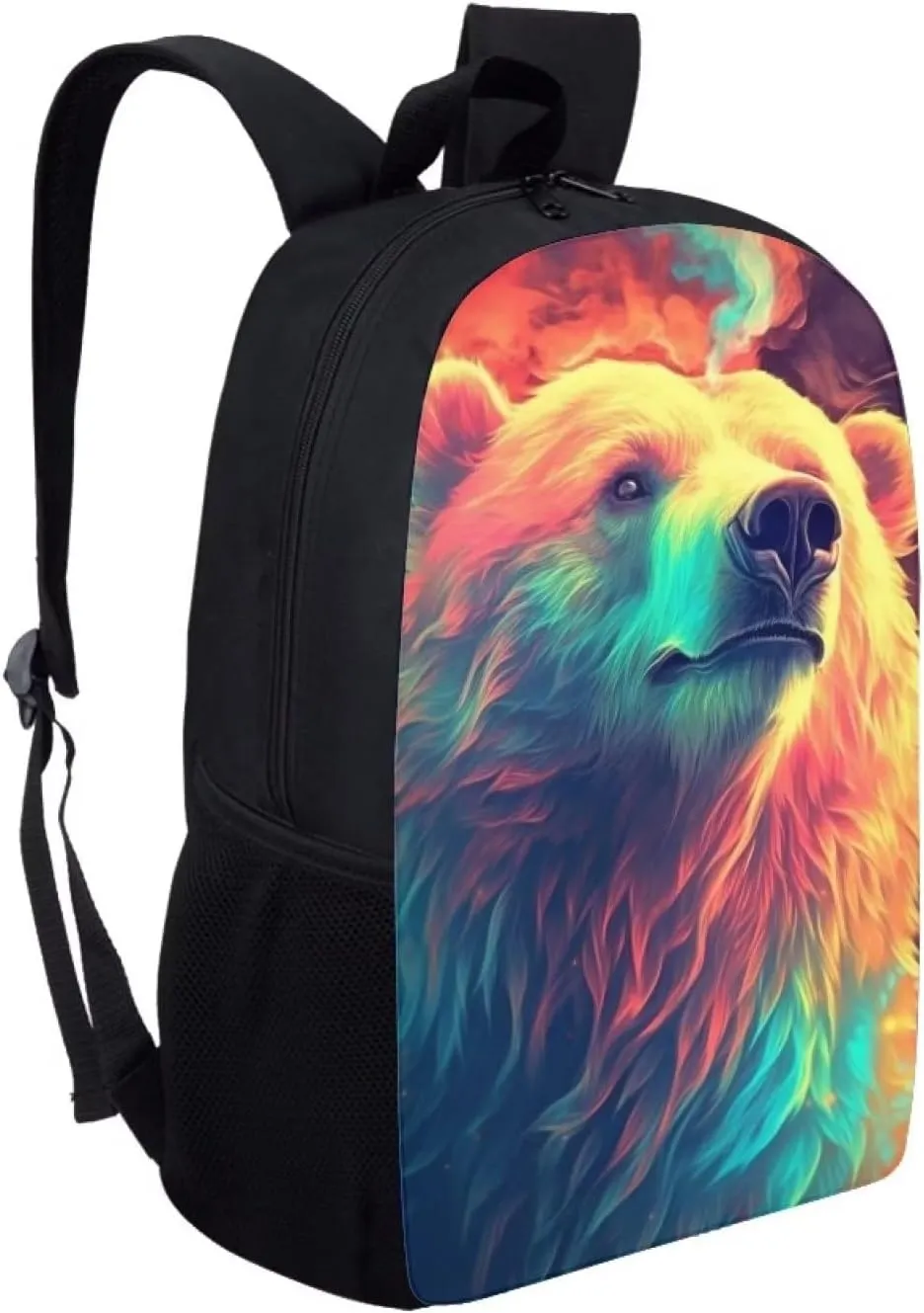 Cool Bear Boys School Backpack for Kids Elementary Middle School Bags for Teens Childs Primary Bookbags with Magical Animal Prints