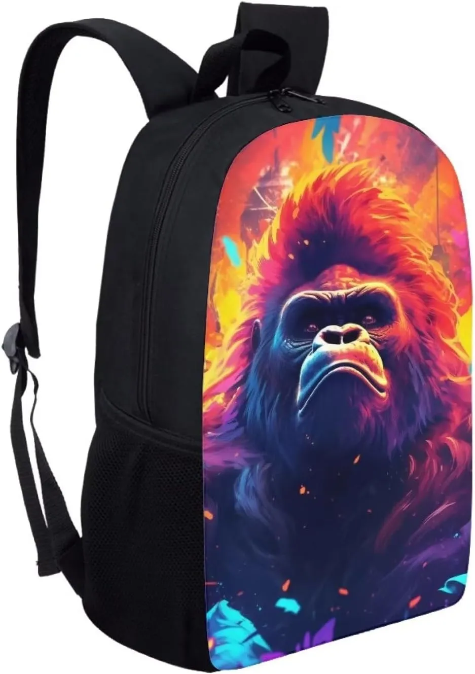 Cool Gorilla School Backpack Travel Bag for Men Women Lightweight College Back Pack Cute Animal Schoolbag For Kids Boy Girls