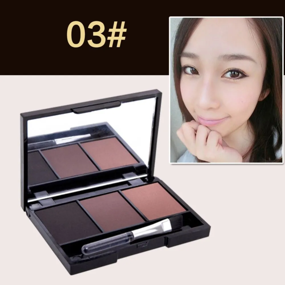 Cosmetic Matte Eye Shadow 3 Colors Make Up Set