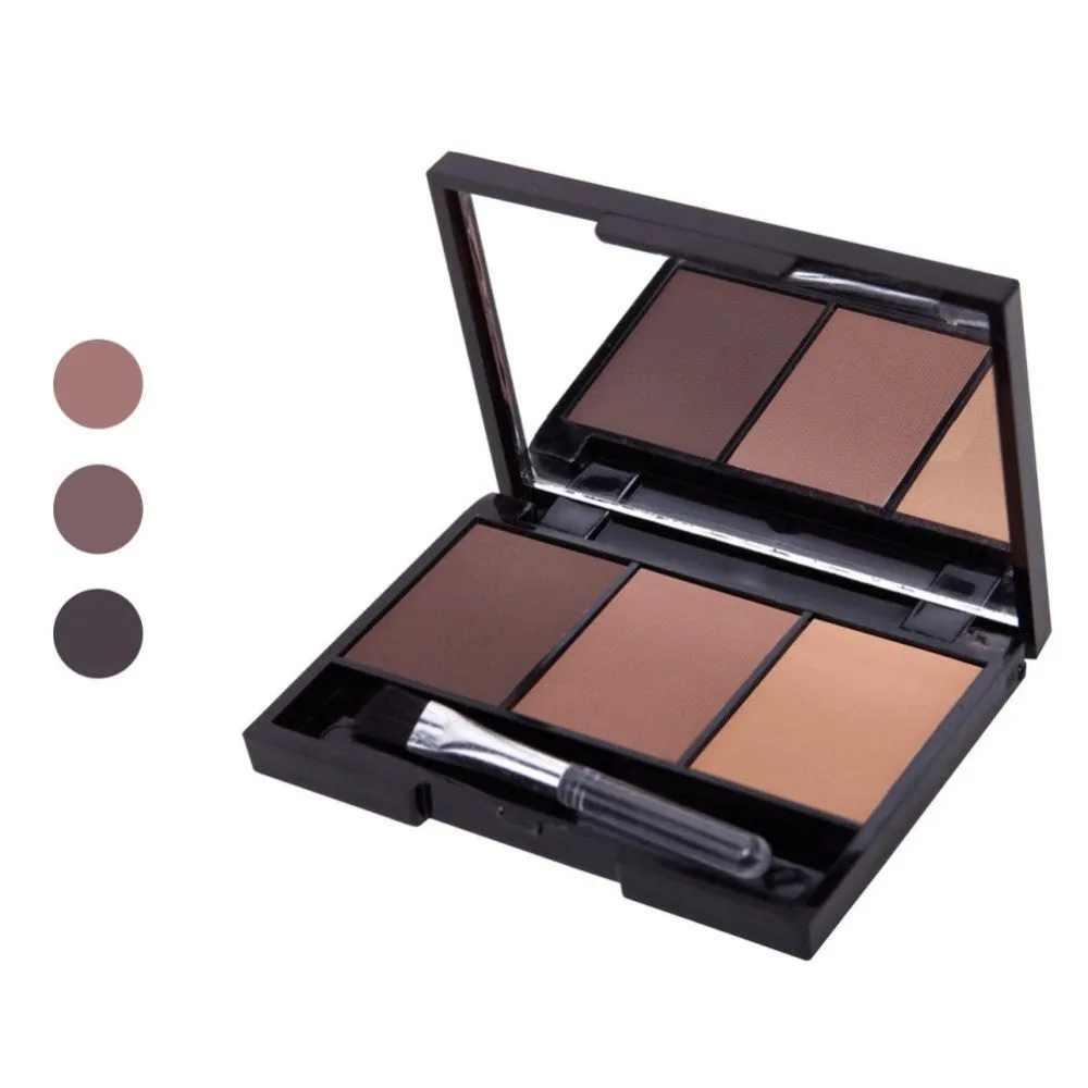 Cosmetic Matte Eye Shadow 3 Colors Make Up Set