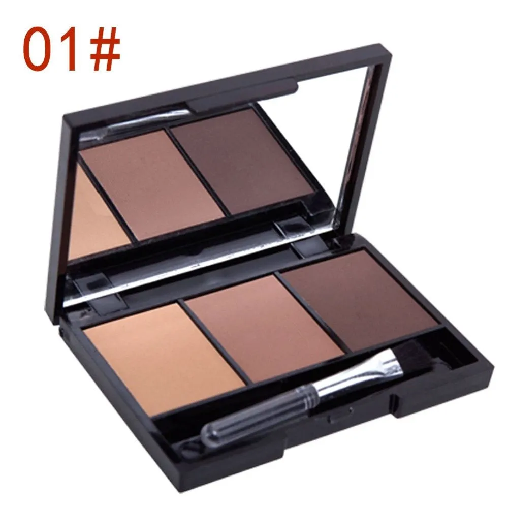 Cosmetic Matte Eye Shadow 3 Colors Make Up Set