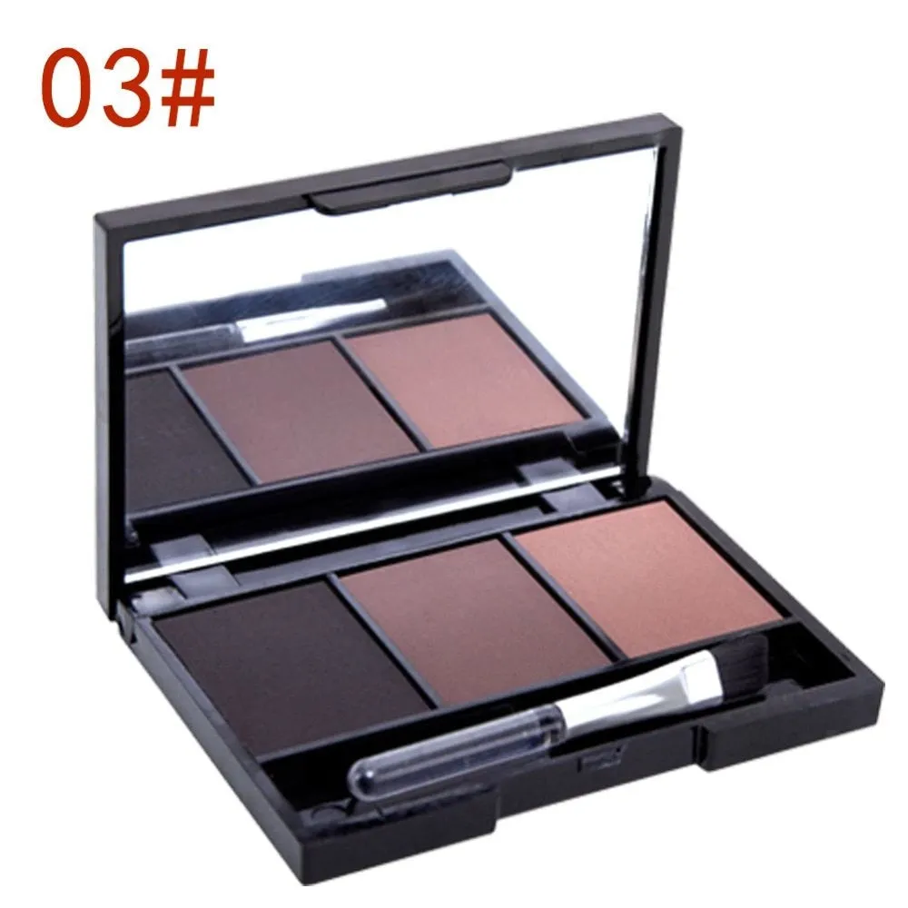 Cosmetic Matte Eye Shadow 3 Colors Make Up Set