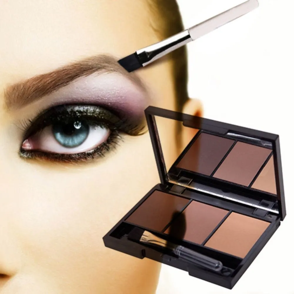 Cosmetic Matte Eye Shadow 3 Colors Make Up Set