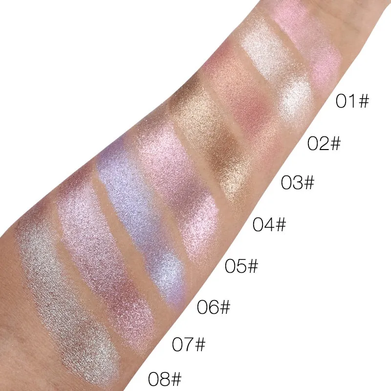 Crystal Luster Glitter Eyeshadow Powder Pigment Metallic Shiny  Eye Toppers Single Eye Shadow