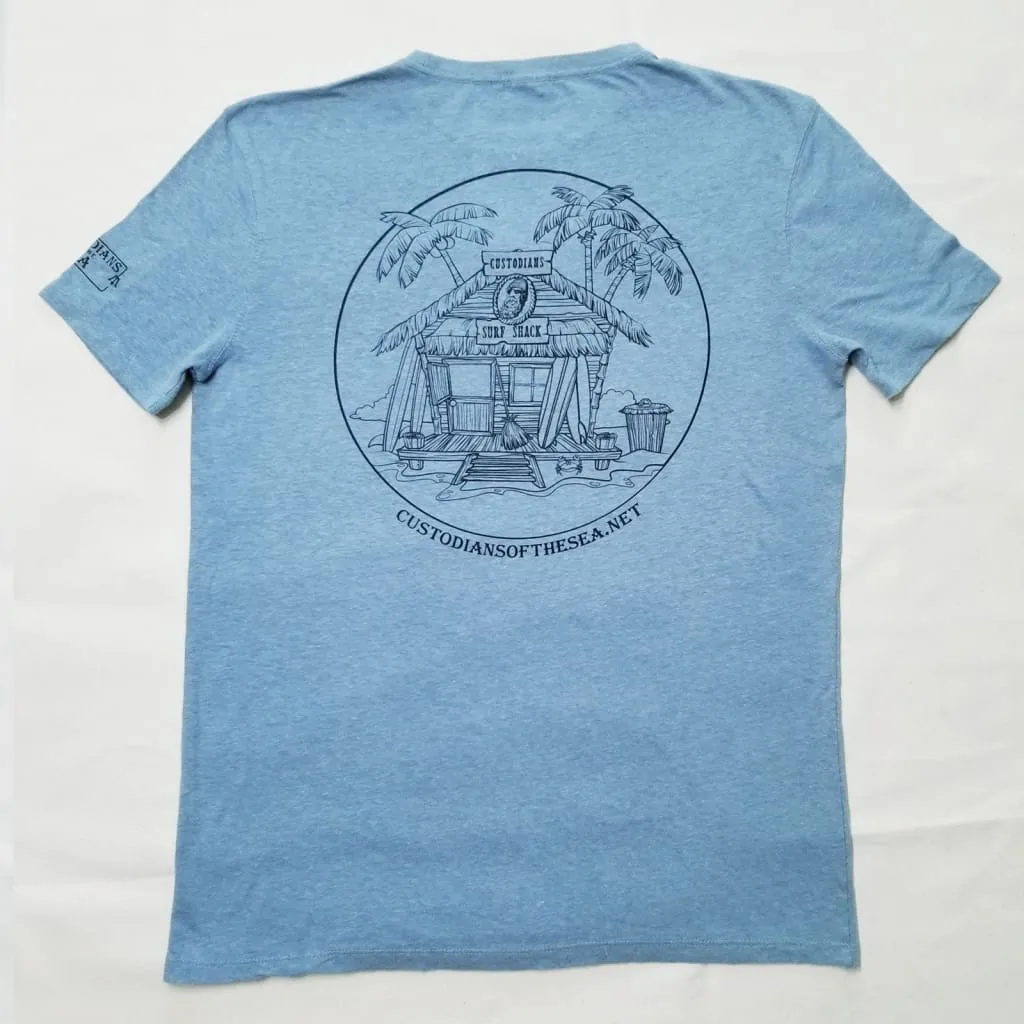 Custodians of the Sea- Hemp "Surf Shack Shangri-La" Unisex T-shirt