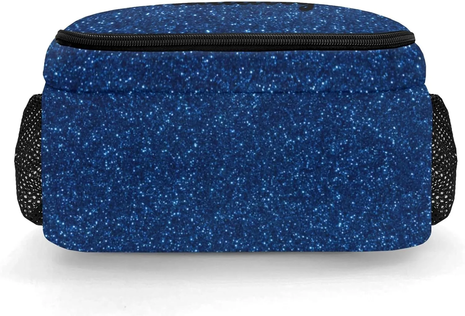 Deven Dark Blue Glitter GYMNASTICS Personalized Casual Backpack,Primary School Bags Middle School Book Bags Laptop Daypack for Boy Girl Child Teen