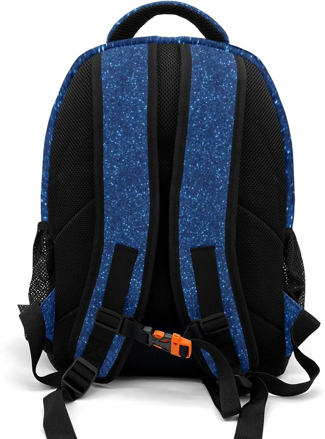 Deven Dark Blue Glitter GYMNASTICS Personalized Casual Backpack,Primary School Bags Middle School Book Bags Laptop Daypack for Boy Girl Child Teen