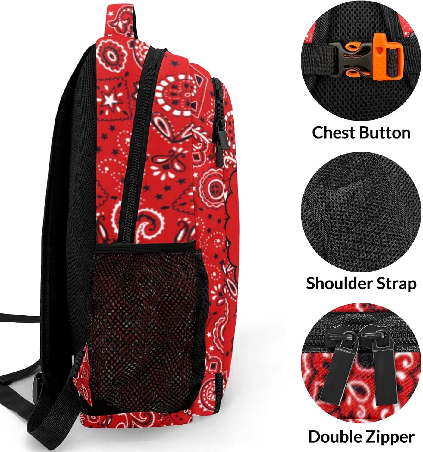 Deven Rodeo Cowboy Horse Personalized Casual Backpack,Primary School Bags Middle School Book Bags Laptop Daypack for Boy Girl Child Teen