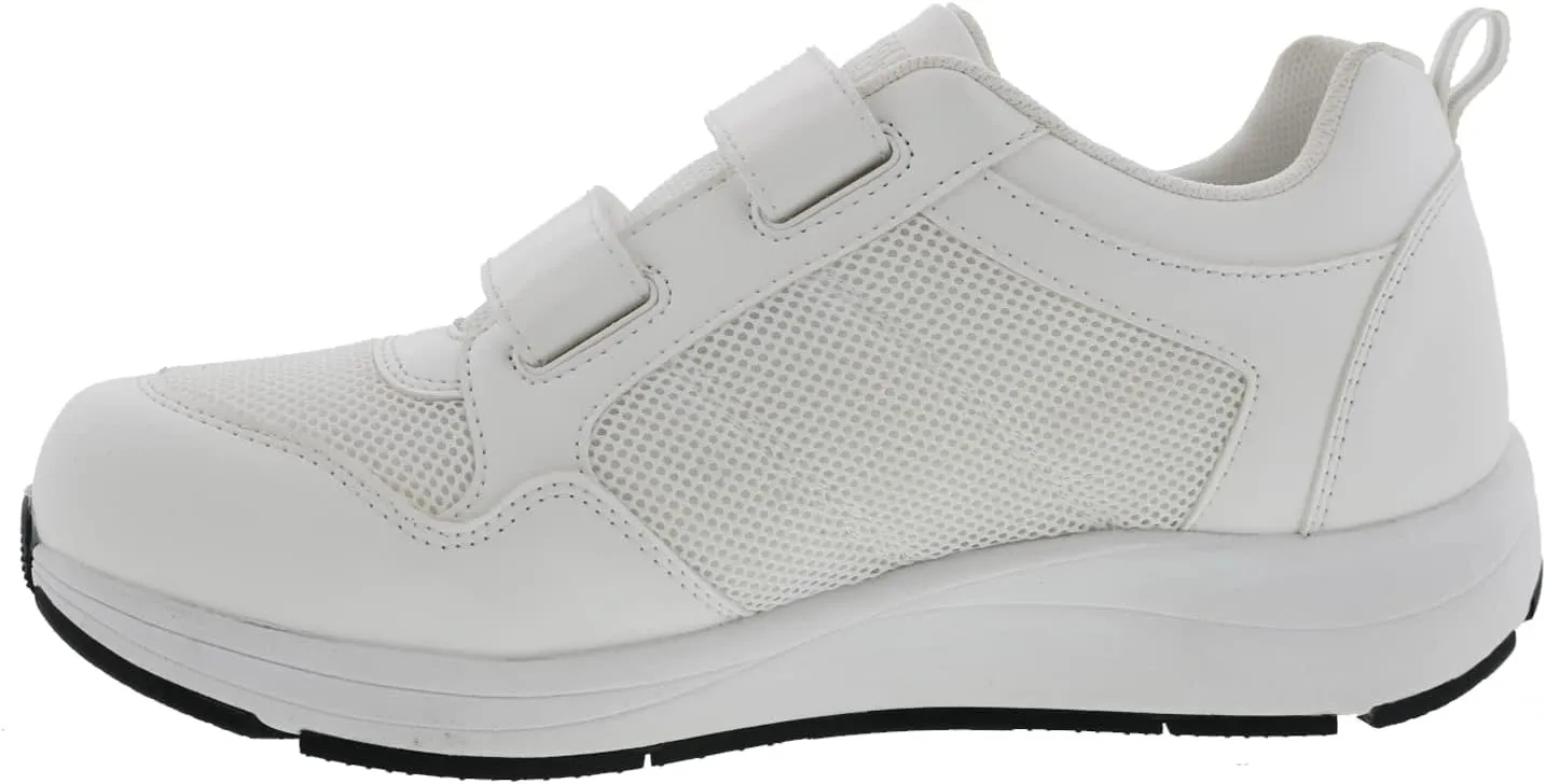 Drew Contest Mens Hook and Loop Slip Resistant Athletic Shoe