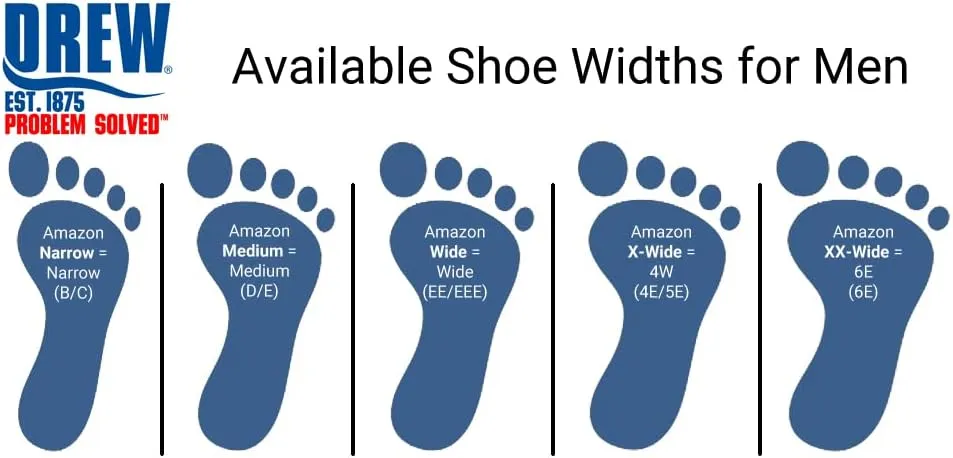 Drew Contest Mens Hook and Loop Slip Resistant Athletic Shoe