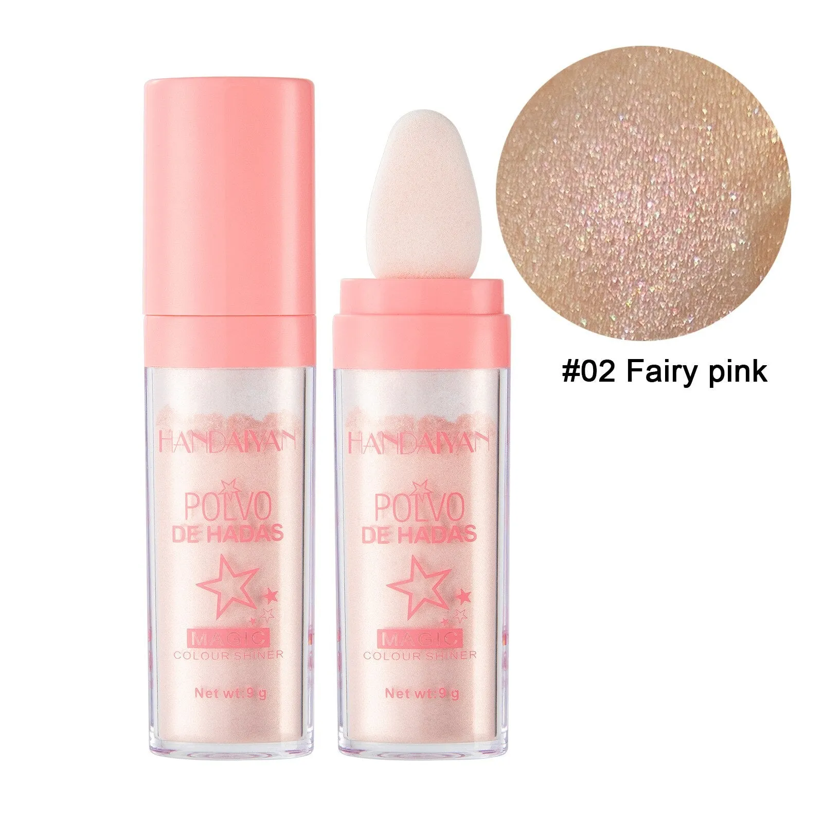 Flytonn Highlighter Powder Body Glitter Brighten Face Contour Bronzer Shimmer Eyeshadow Makeup Silver White High Light