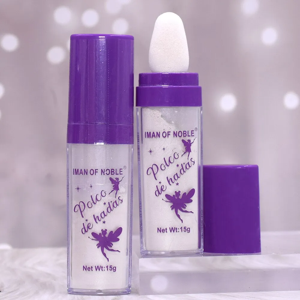 Flytonn Highlighter Powder Body Glitter Brighten Face Contour Bronzer Shimmer Eyeshadow Makeup Silver White High Light