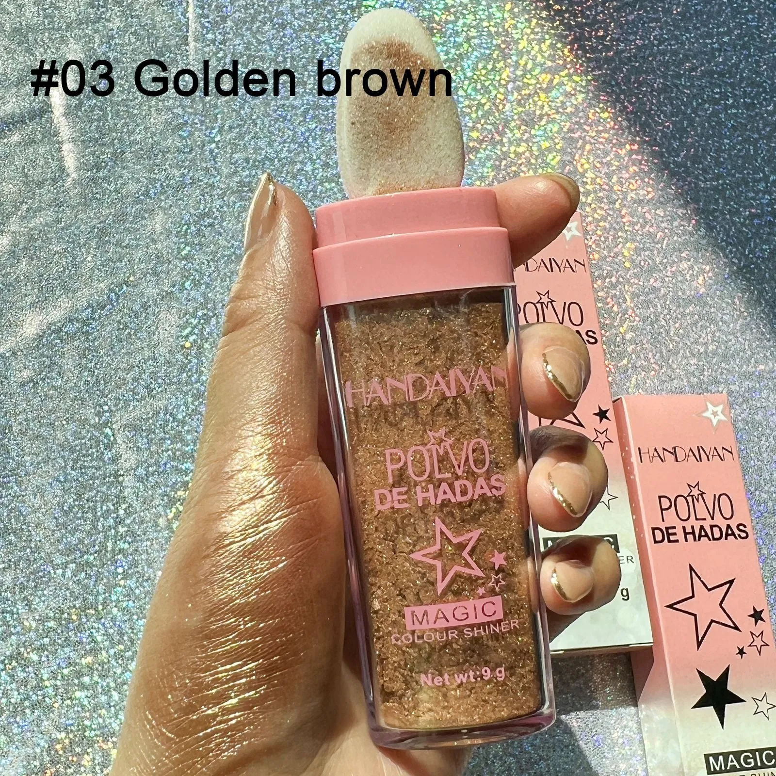 Flytonn Highlighter Powder Body Glitter Brighten Face Contour Bronzer Shimmer Eyeshadow Makeup Silver White High Light