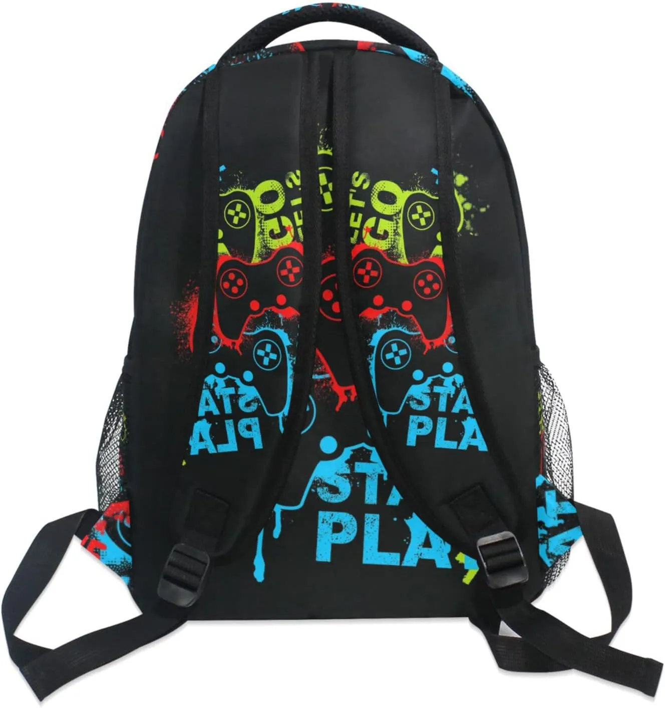 Game Controller School Backpack Game Controller School Book Bags Bookbags, Travel Laptop Backpack College School Computer Bag Hiking Camping Casual Daypack