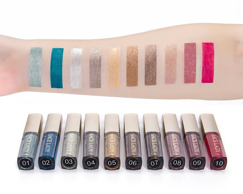 Glitter Eyeshadow Makeup Liquid Shimmer Glow Kit Make Up Highlighter Cream