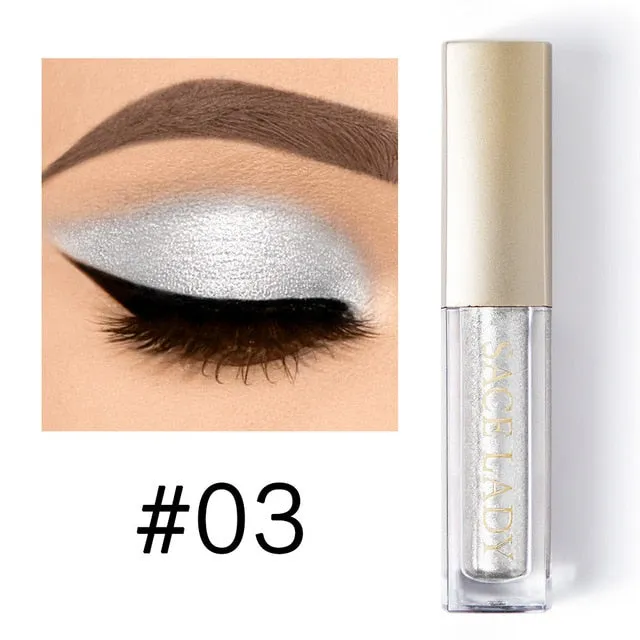 Glitter Eyeshadow Makeup Liquid Shimmer Glow Kit Make Up Highlighter Cream