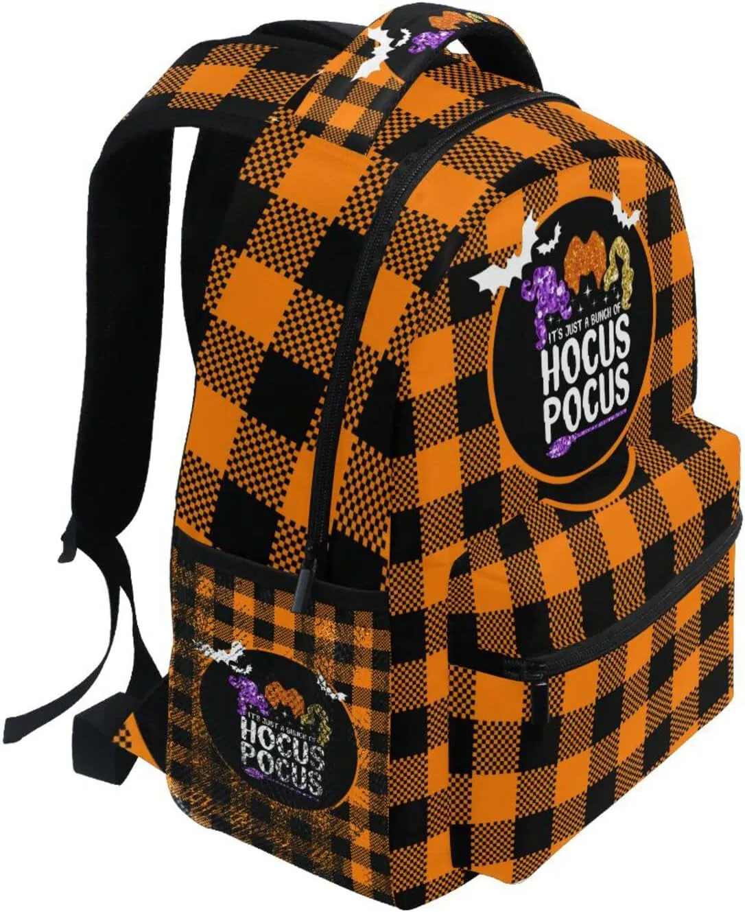 Halloween Hocus Pocus School Backpack Hocus Pocus School Book Bags Bookbags, Travel Laptop Backpack College School Computer Bag Hiking Camping Casual Daypack