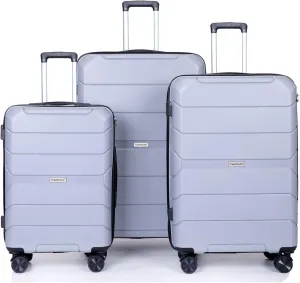 Lightweight Spinner Suitcase Set with TSA Locks, 3-Piece Hardshell Luggage (20/24/28 Inch)