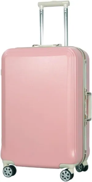 Luggage PC Hardshell Carry-On Luggage Double Spinner 8 Wheels Suitcase With TSA Lock Trolley Suitcase (Color : B, Size : 20in)
