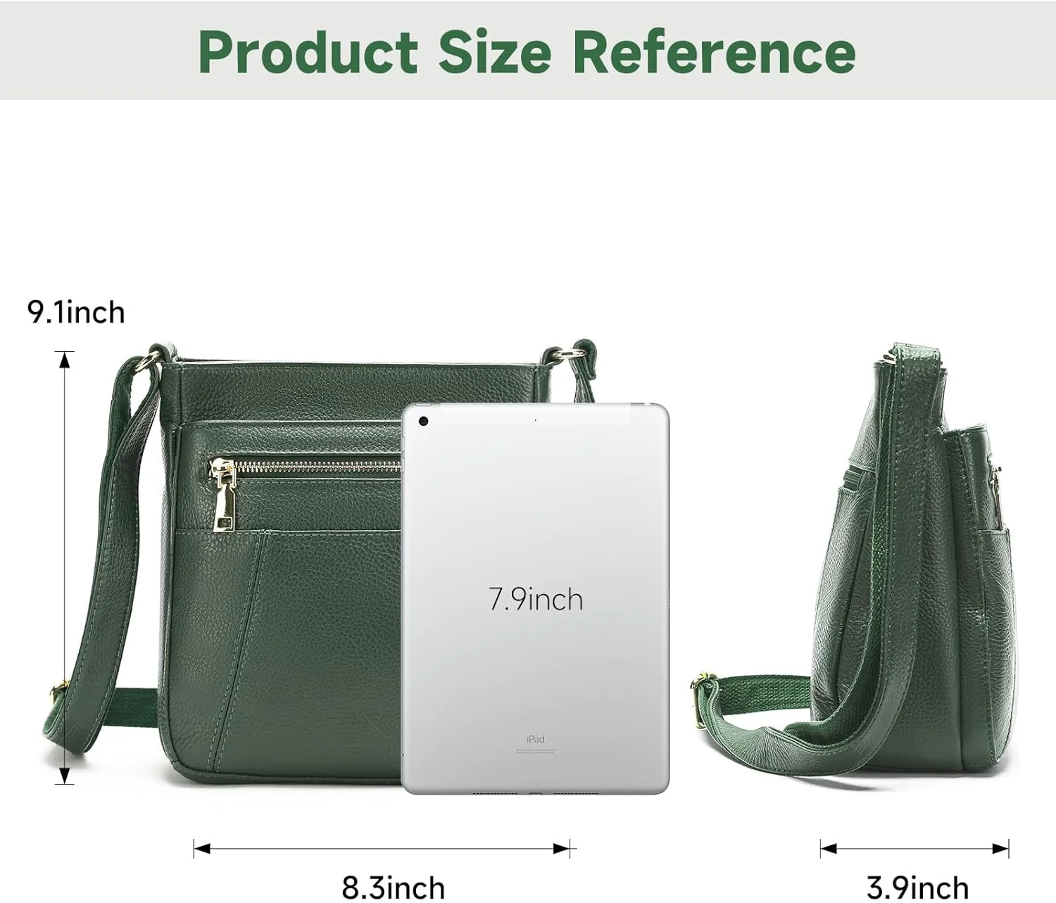 NIUCUNZH Genuine Leather Crossbody Bags Womens Lightweight Shoulder Purse ladies Small Hobo Handbag